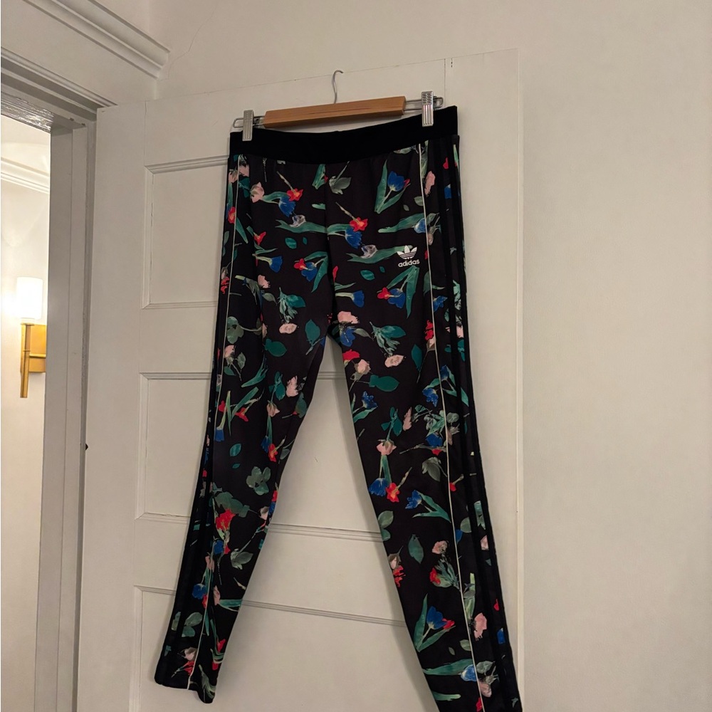 adidas Leggings with Colorful Floral Design